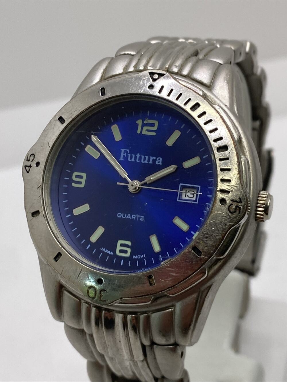 Vintage Futura Dive Style Rotating Bezel Watch New Battery